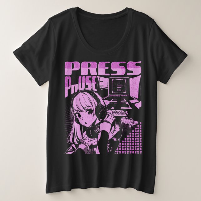 Camiseta Plus Size T-Shirt (Frente do Design)