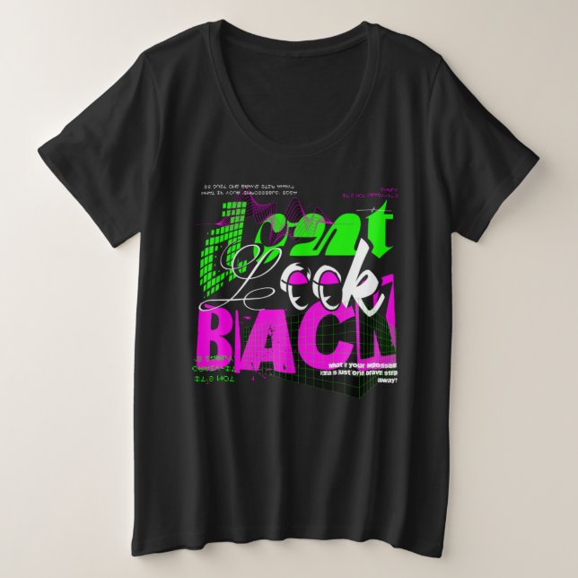 Camiseta Plus Size T-Shirt (Frente do Design)