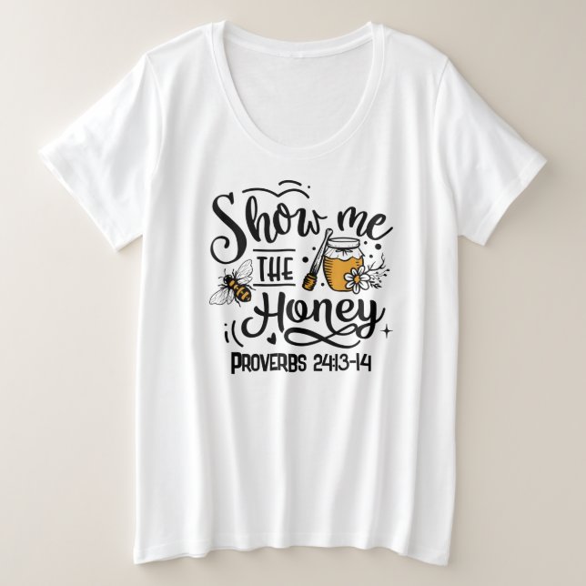 Camiseta Plus Size T-Shirt Básico de Tamanho Mais (Frente do Design)