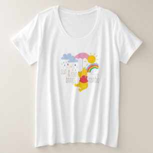 Camiseta Plus Size T-shirt BEUTIFUL POO COM MOMENTOS DE CHUVA