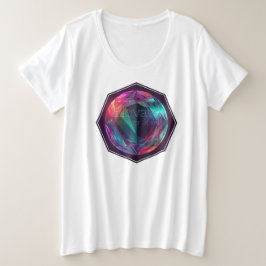Camiseta Plus Size T-Shirt Elevate Yout Inner Sparkle