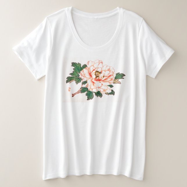 Camiseta Plus Size T-Shirt JAPONÊS WOODBLOCK (Frente do Design)