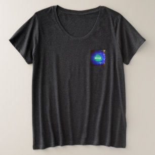 Camiseta Plus Size T-Shirt mais sexo feminino FIBROMYALGIA DESIGN