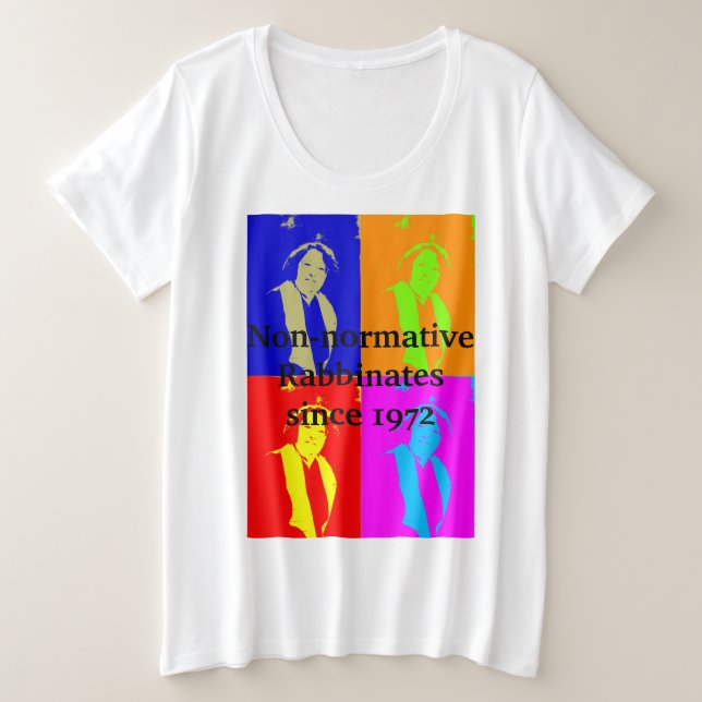 Camiseta Plus Size T-Shirt Rabbinate Não Normativo (Frente do Design)