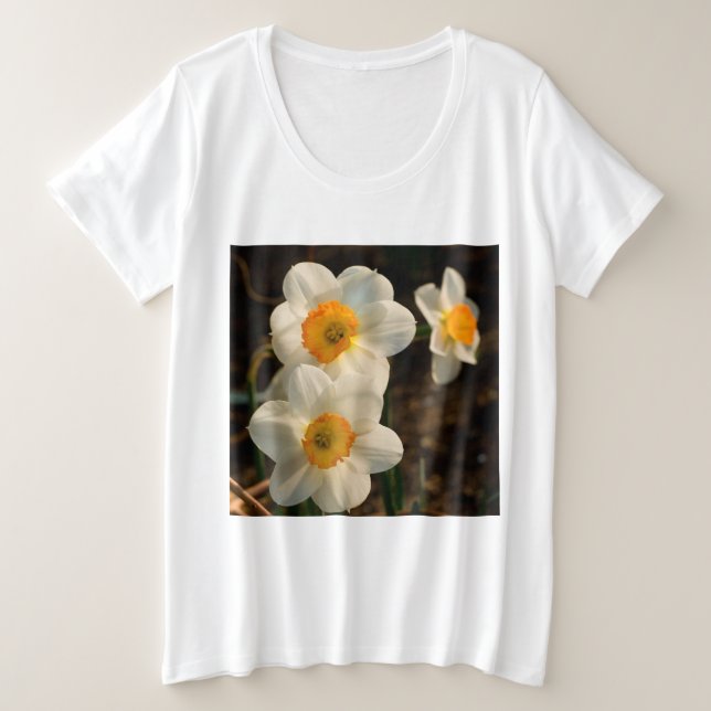 Camiseta Plus Size T-Shirt Sunny Daffodil (Frente do Design)