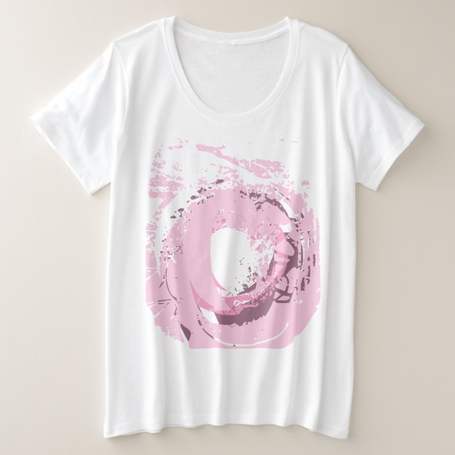 CAMISETA PLUS SIZE T-SHIRTS MAIS WOMENS ART E DESIGN (Frente do Design)