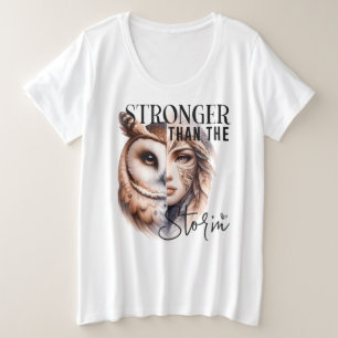 Camiseta Plus Size Tamanho Mais -T-Camisa