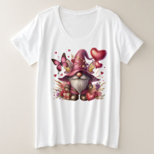 Camiseta Plus Size Tamanho Mais -T-Camisa