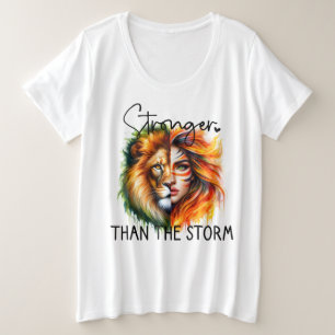 Camiseta Plus Size Tamanho Mais -T-Camisa