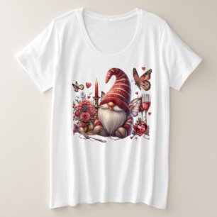 Camiseta Plus Size Tamanho Mais -T-Camisa