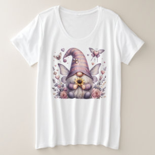 Camiseta Plus Size Tamanho Mais -T-Camisa
