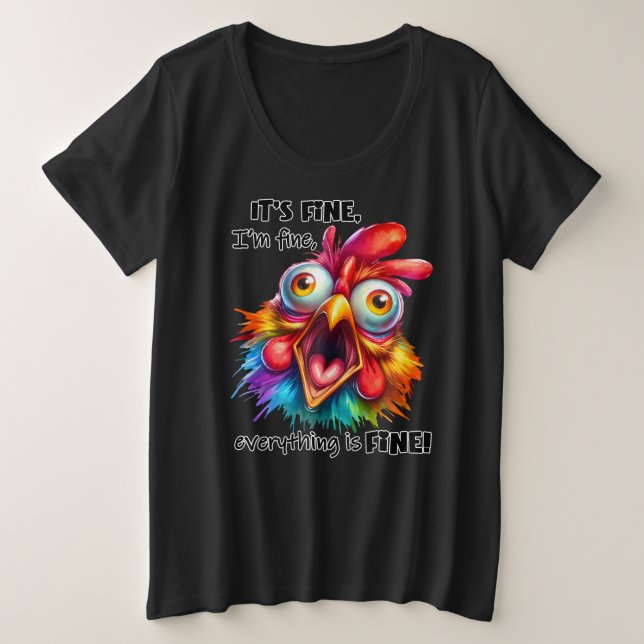 Camiseta Plus Size Tamanho Mais T-Shirt (Frente do Design)