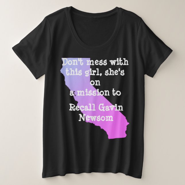 Camiseta Plus Size Tamanhos de 1x a 4x (Frente do Design)