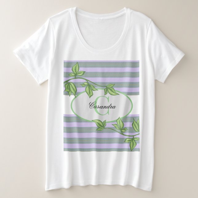 Camiseta Plus Size Tampa verde personalizada e tamanho adicional (Frente do Design)