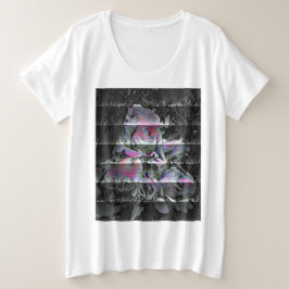 Camiseta Plus Size Techno Bouquet