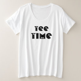 Camiseta Plus Size Tee Time T-Shirt