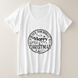 Camiseta Plus Size Tenha um Natal Feliz