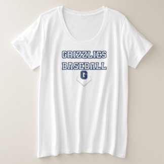 Camiseta Plus Size Teto de basebol Grizzlies