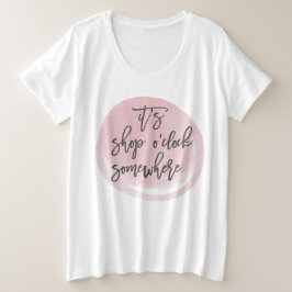 Camiseta Plus Size Típica manuscrita moderna e Comprada engraçada