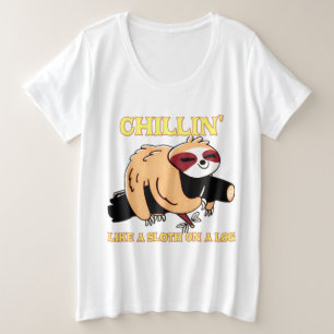 Camiseta Plus Size tom terroso