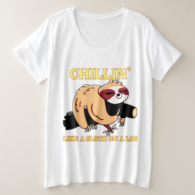 Camiseta Plus Size tom terroso (Frente do Design)