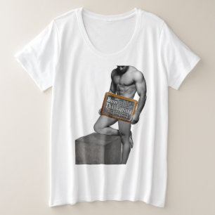 Camiseta Plus Size Tradição de Ação de Graças de SlipperyJoe's homem 