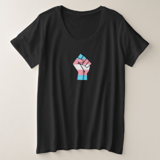 Camiseta Plus Size Trans Pride Design para Igualdade