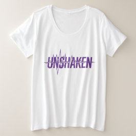 Camiseta Plus Size UNSHAKEN – Epilepsy Awareness Purple Day Design