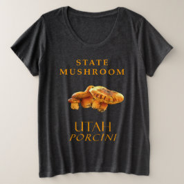 Camiseta Plus Size Utah Territory Mushroom O Porcini