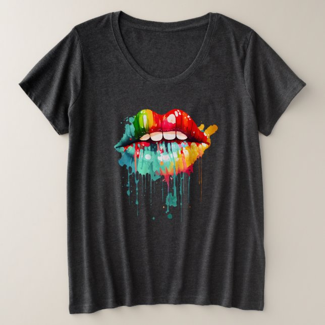 Camiseta Plus Size Vacay Vibes (Frente do Design)