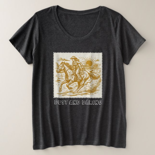 Camiseta Plus Size Vaqueira (Frente do Design)
