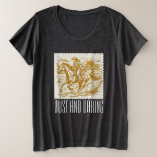 Camiseta Plus Size Vaqueira