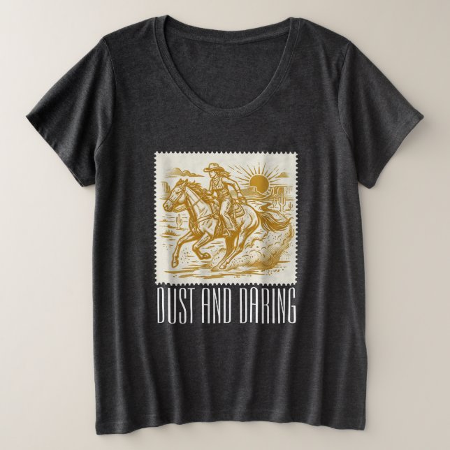 Camiseta Plus Size Vaqueira (Frente do Design)