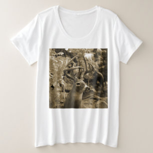 Camiseta Plus Size Veado Troféu