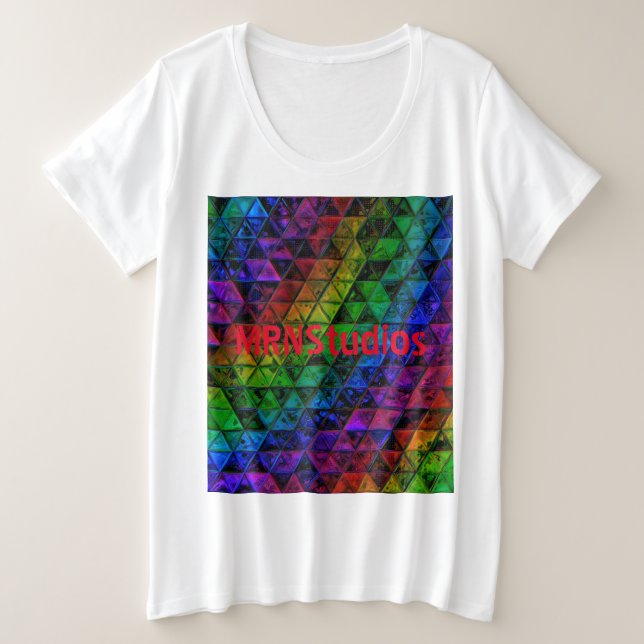 Camiseta Plus Size Vidro Orgulho  (Frente do Design)