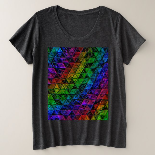 Camiseta Plus Size Vidro Orgulho  (Frente do Design)