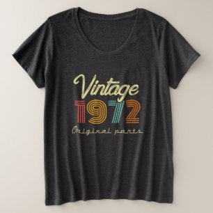 Camiseta Plus Size Vintage 1974 T-Shirt