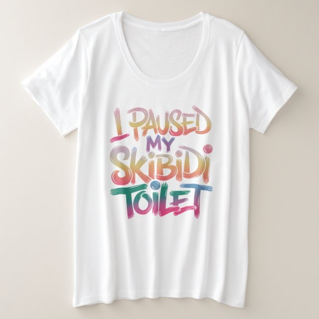 Camiseta Plus Size Vista-se (Frente do Design)