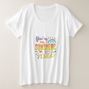 Camiseta Plus Size Você é o meu Pai sunshine