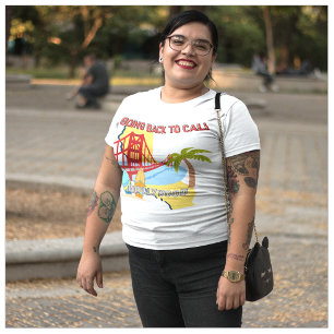 Camiseta Plus Size Voltando para Cali Mulheres