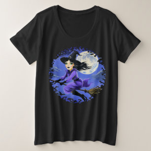 Camiseta Plus Size Voo de bruxas - Wicca Halloween 7