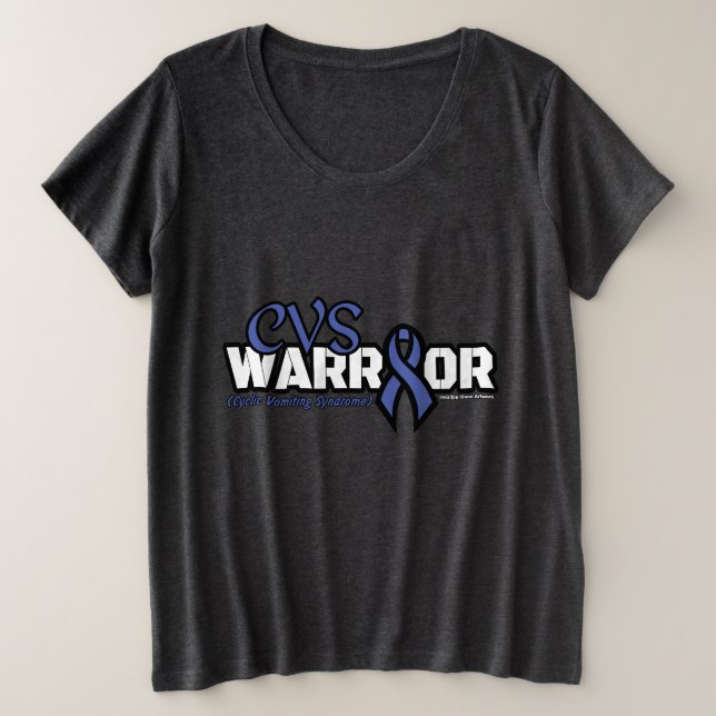 CAMISETA PLUS SIZE WARRIOR...CVS (Frente do Design)