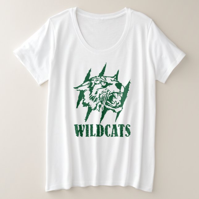 Camiseta Plus Size Wayland Union Wildcats #9 (Frente do Design)