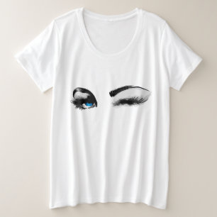 Camiseta Plus Size Winking
