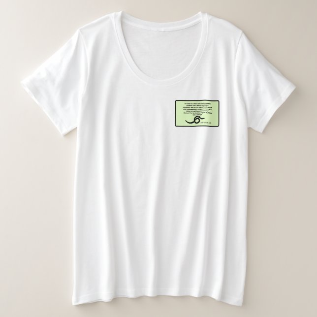 Camiseta Plus Size Worm Salem Witch Tee (Frente do Design)