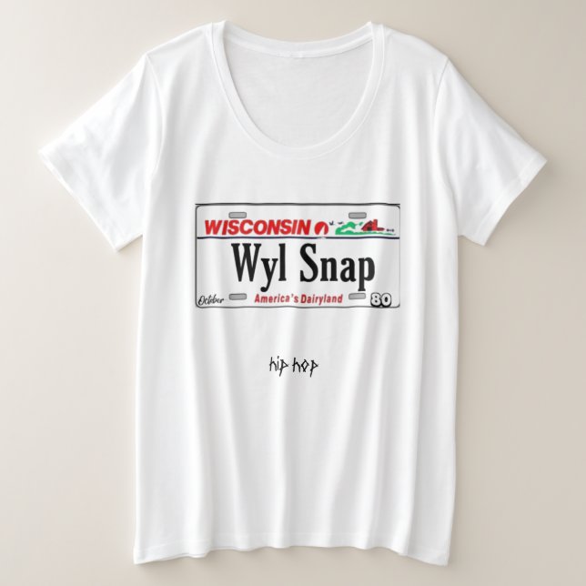 Camiseta Plus Size Wyl Snap (Frente do Design)