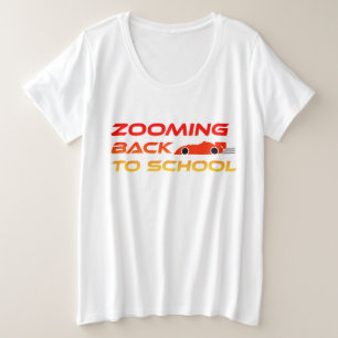 Camiseta Plus Size Zoom De Volta À Escola