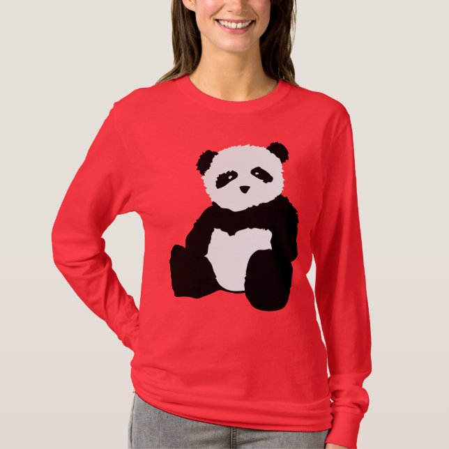 Camiseta plush. da panda (Frente)
