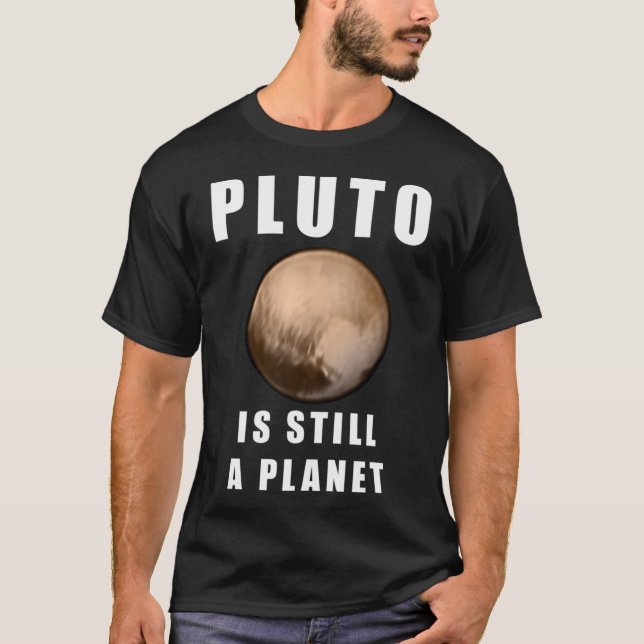 Camiseta Plutão Ainda É Um Planeta (Frente)