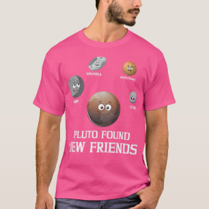 Camiseta Plutão Encontrou Novos Amigos para o Prêmio de Ciê